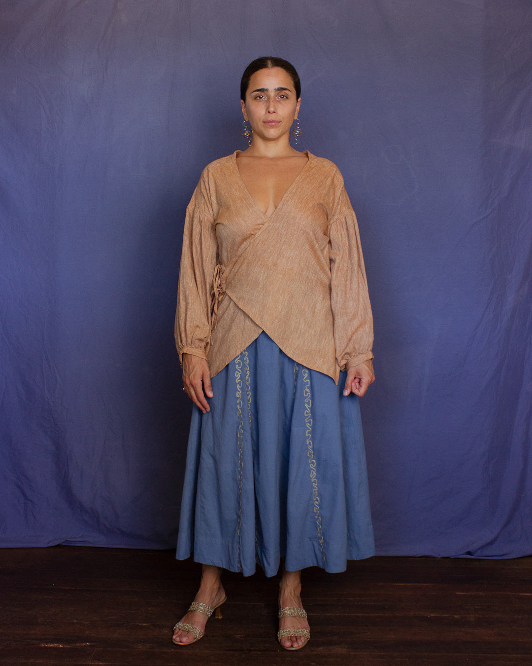 The Leni Blouse - Light Hazelnut Blouse