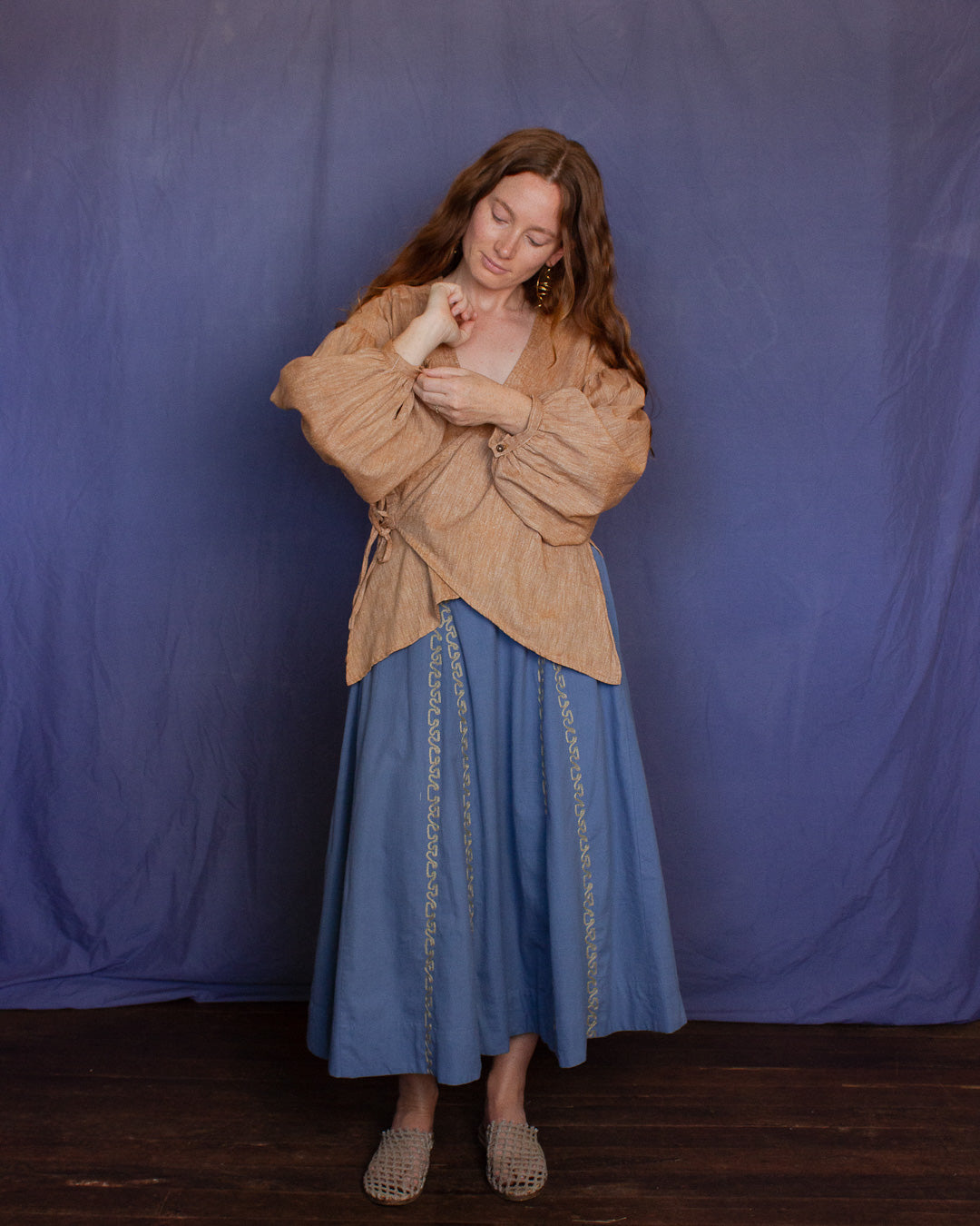 The Leni Blouse - Light Hazelnut Blouse