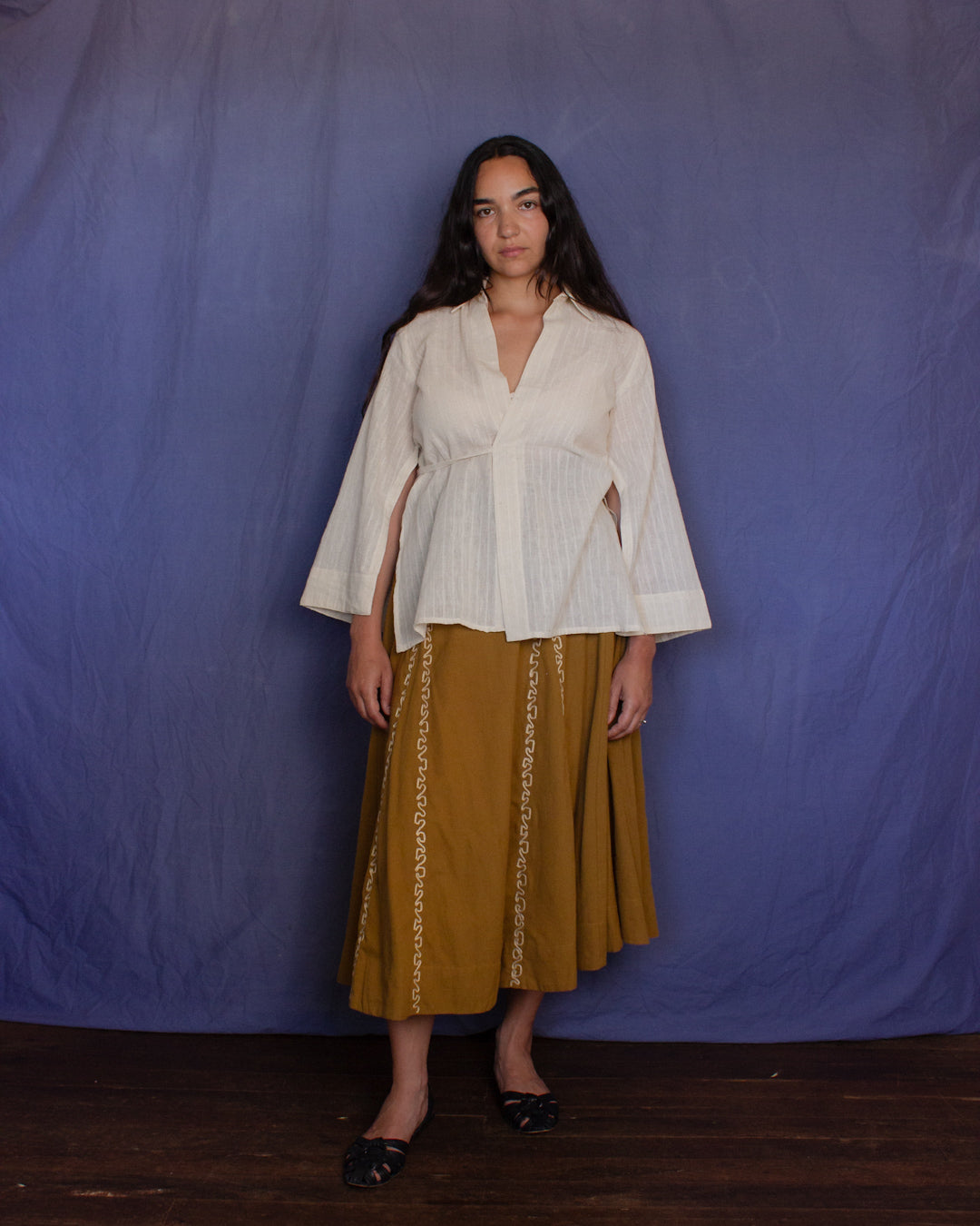 The Fuxi Shirt - Organic Kora White