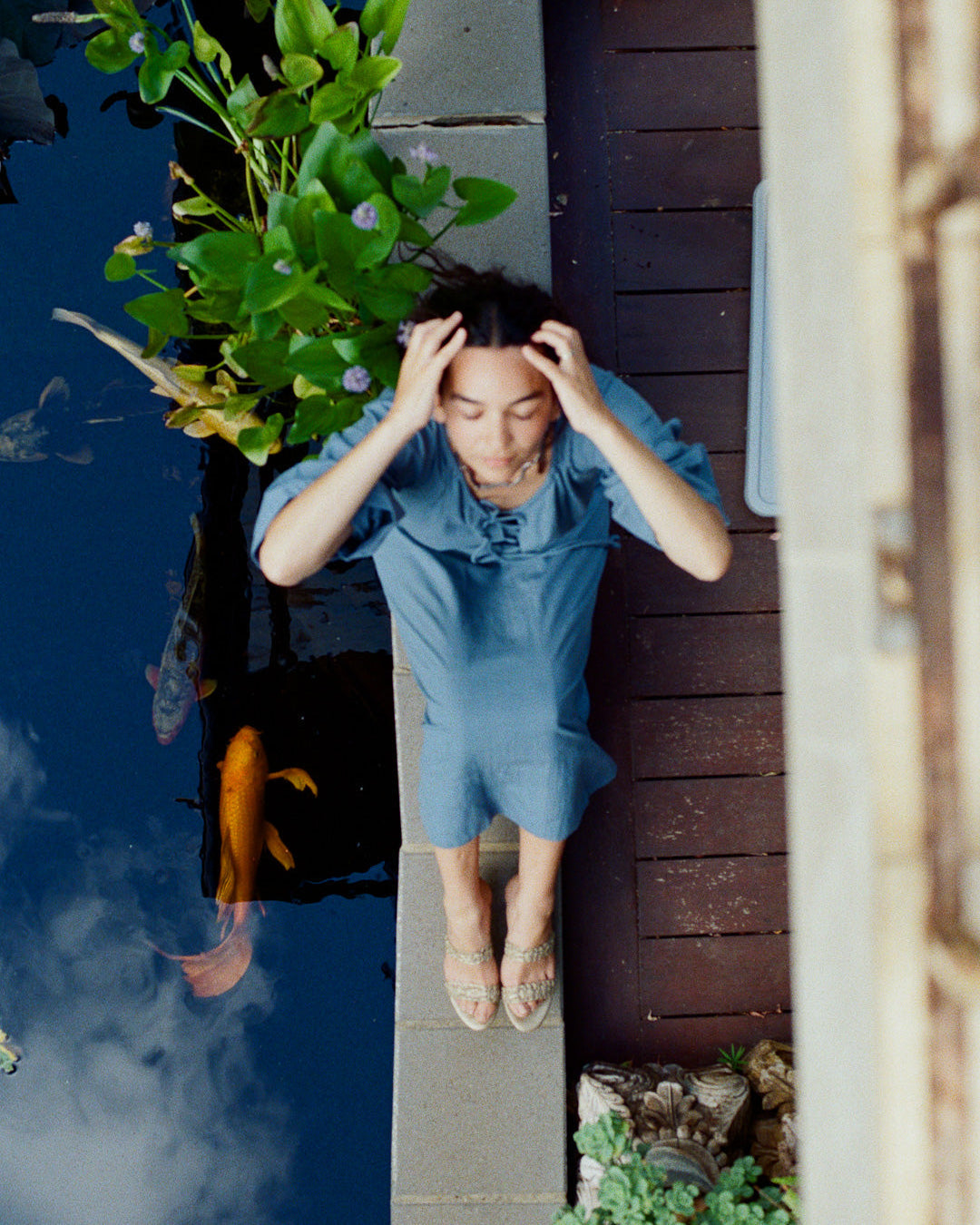 The Colombina Dress - Light Indigo Loom Dress