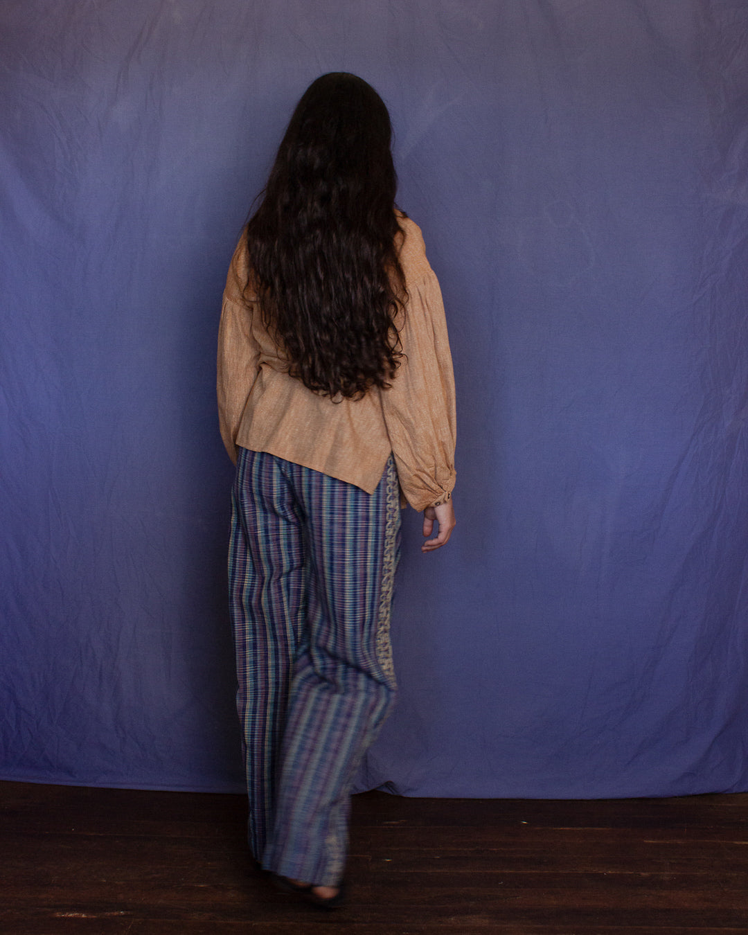The Nüwa Pant - Blue Mist Stripe Pant
