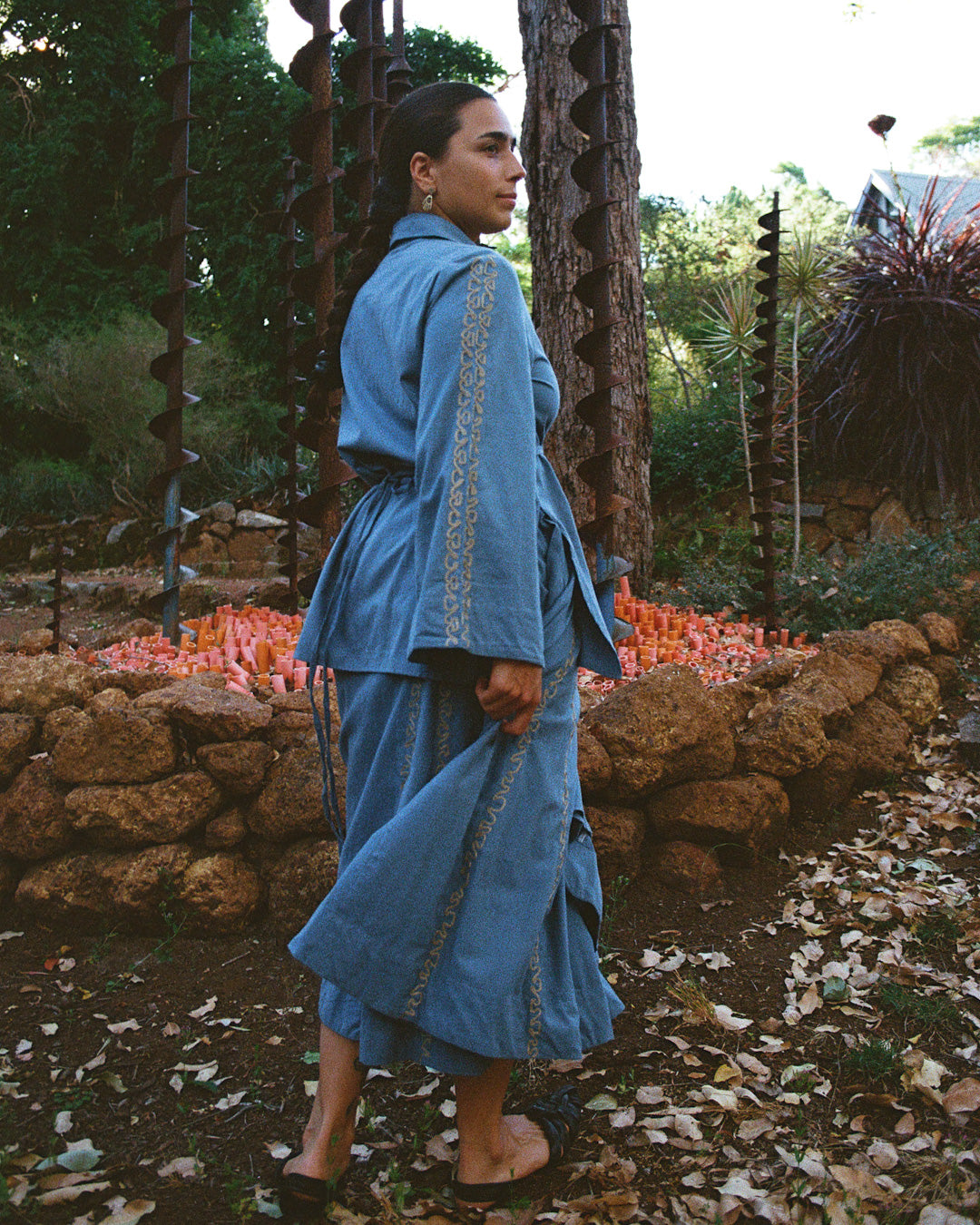 The Fuxi Shirt - Light Indigo Loom Shirt