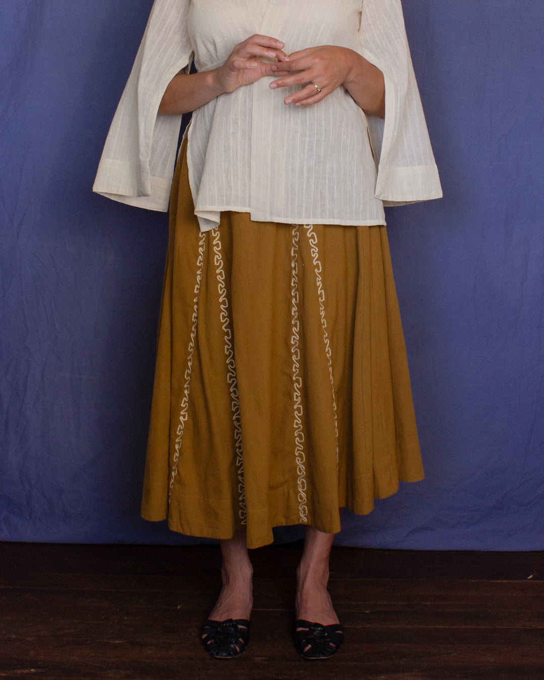 The Manisha Skirt - Mustard