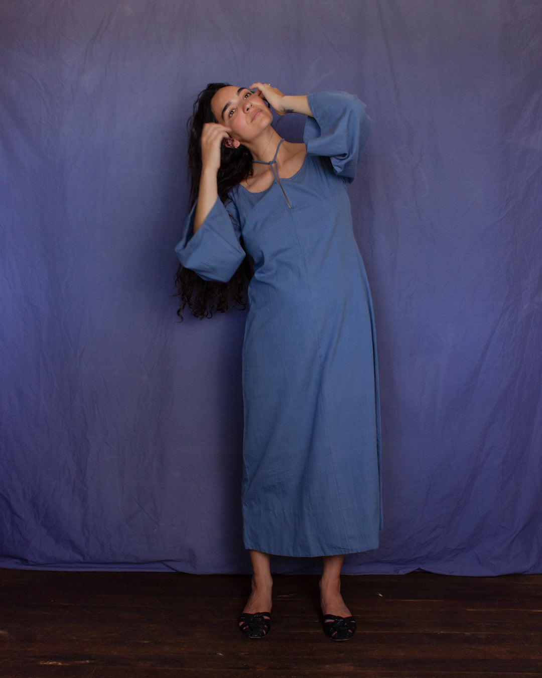 The Colombina Dress - Light Indigo Loom Dress