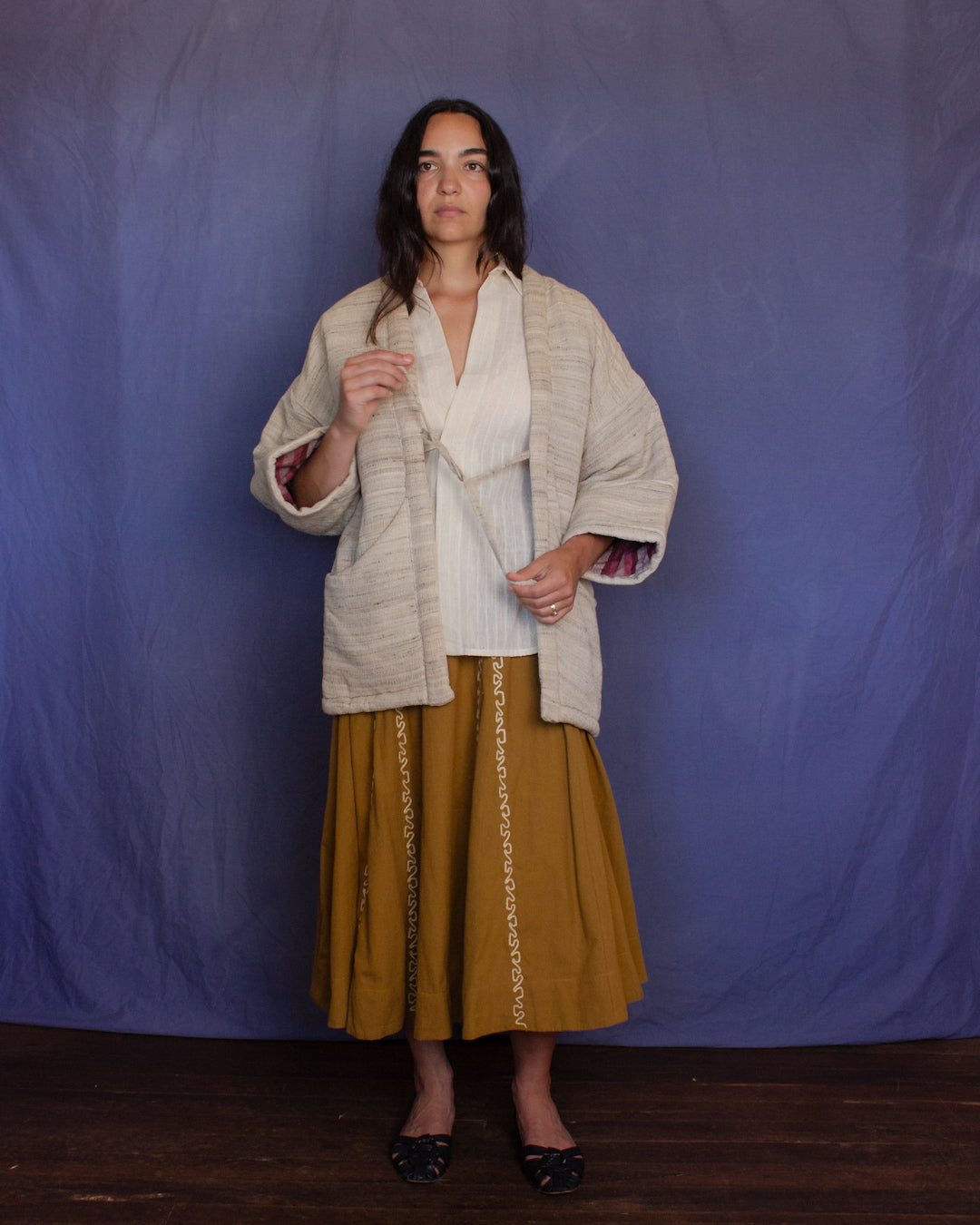 The Manisha Skirt - Mustard