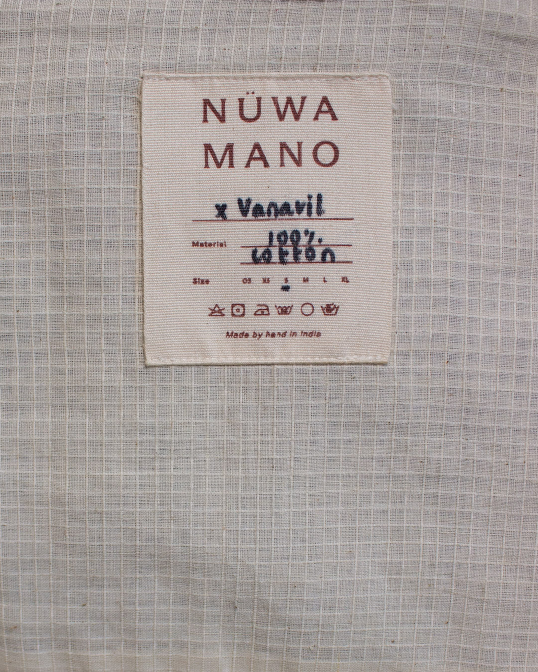 The Leni Blouse - Loom White Check Blouse