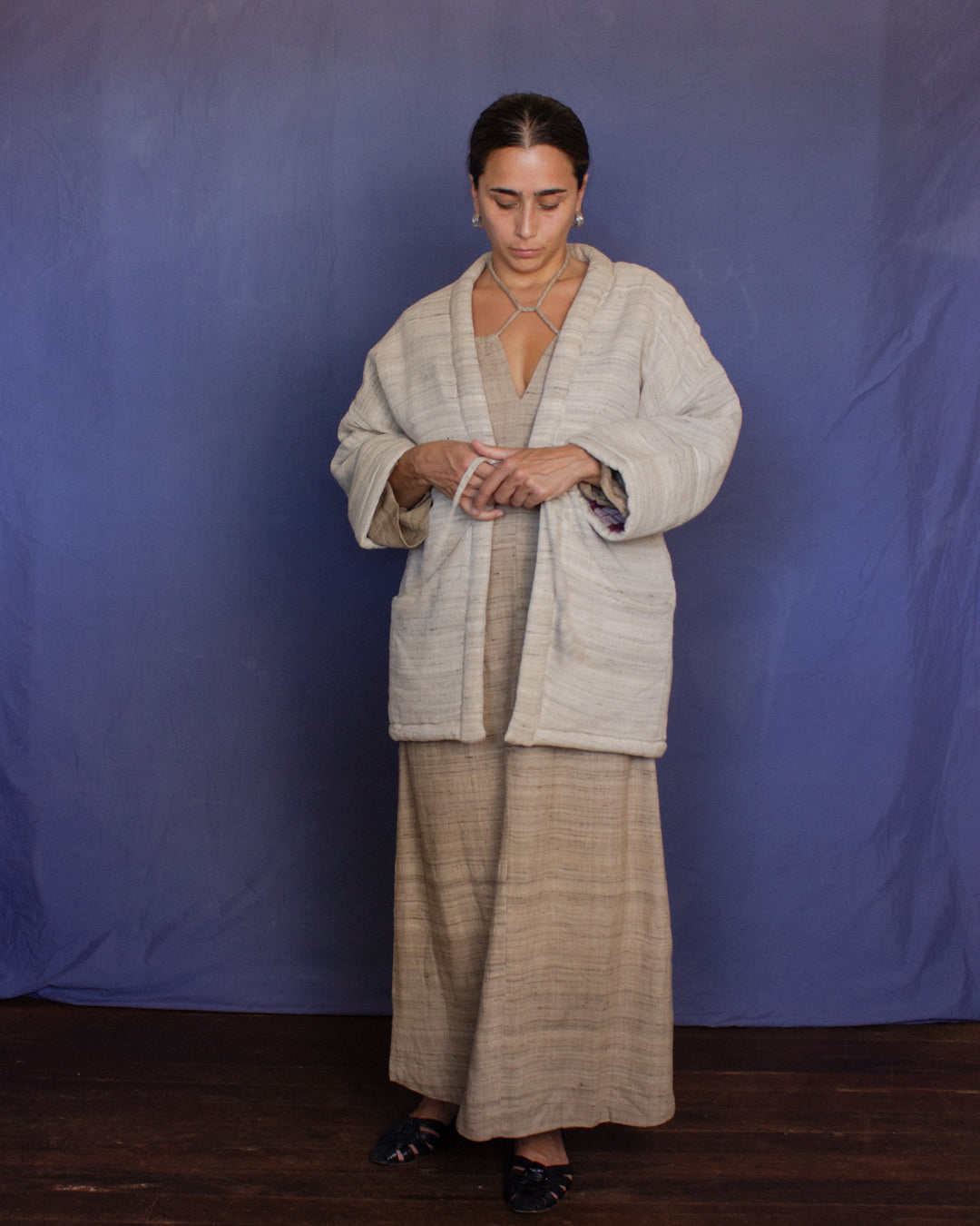 The Ta Hanten - Ivory Wheat Jacket