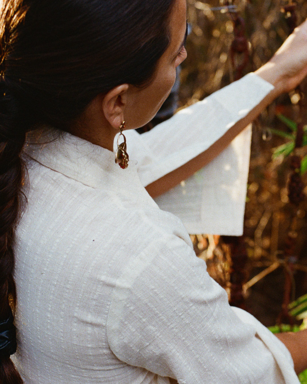 The Fuxi Shirt - Organic Kora White