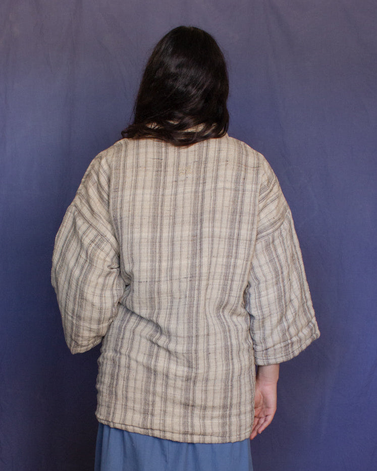 The Ta Hanten - Tussar Stripe Jacket