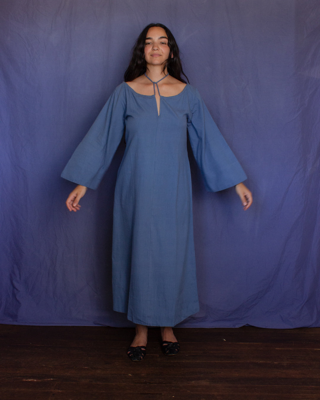 The Colombina Dress - Light Indigo Loom Dress