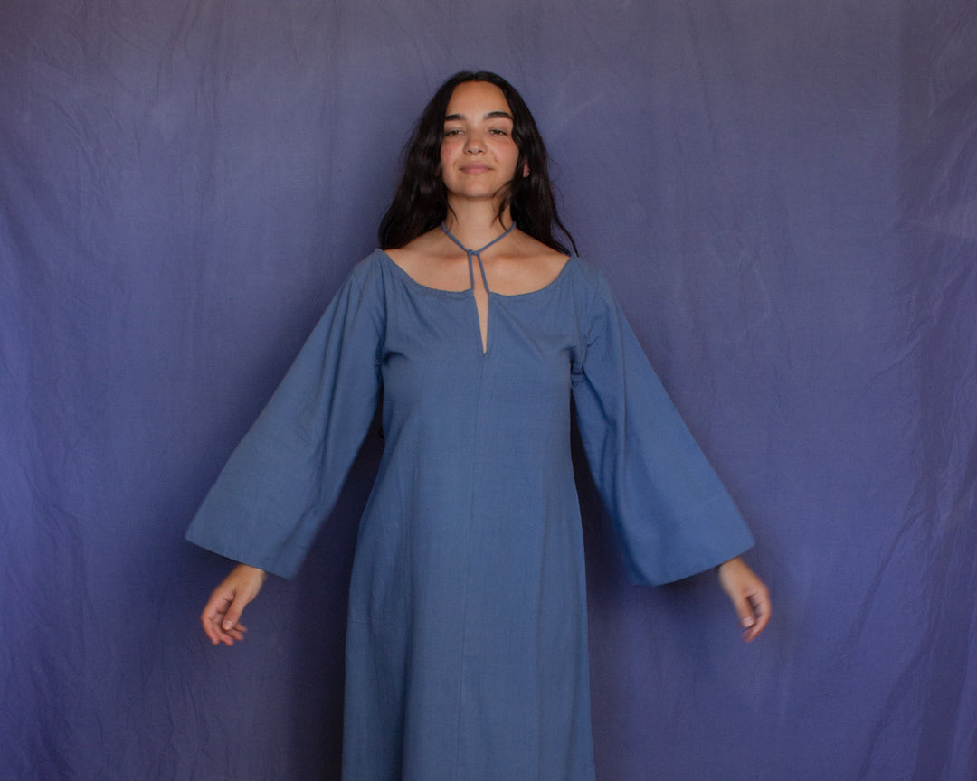The Colombina Dress - Light Indigo Loom Dress