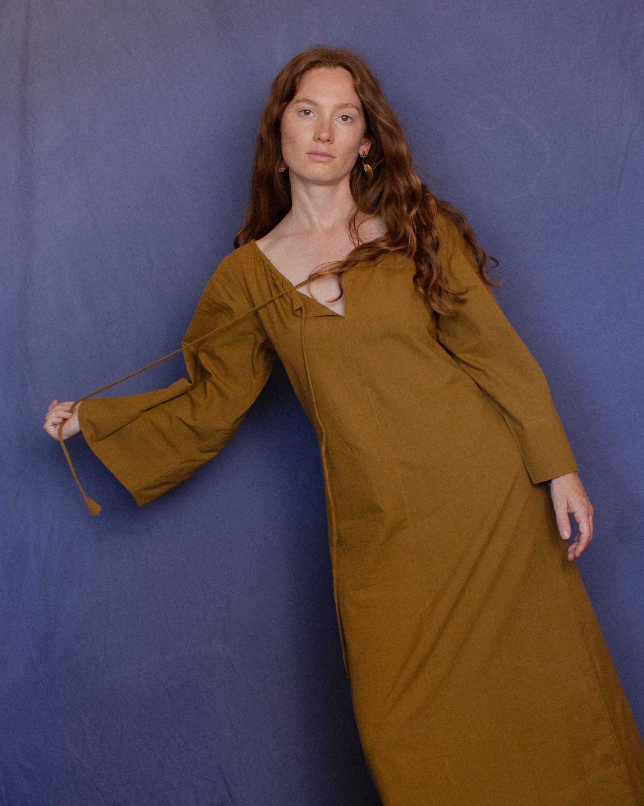 The Colombina Dress - Mustard Dress