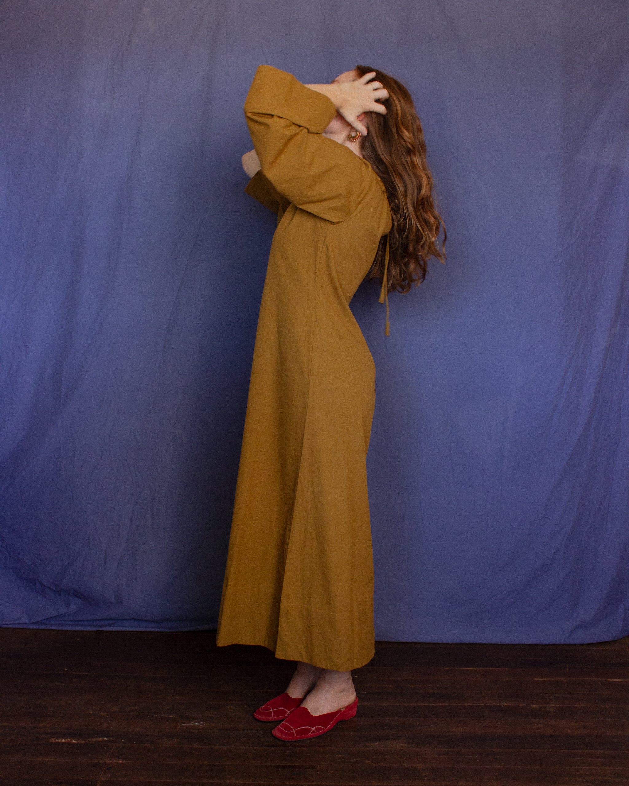 The Colombina Dress - Mustard Dress