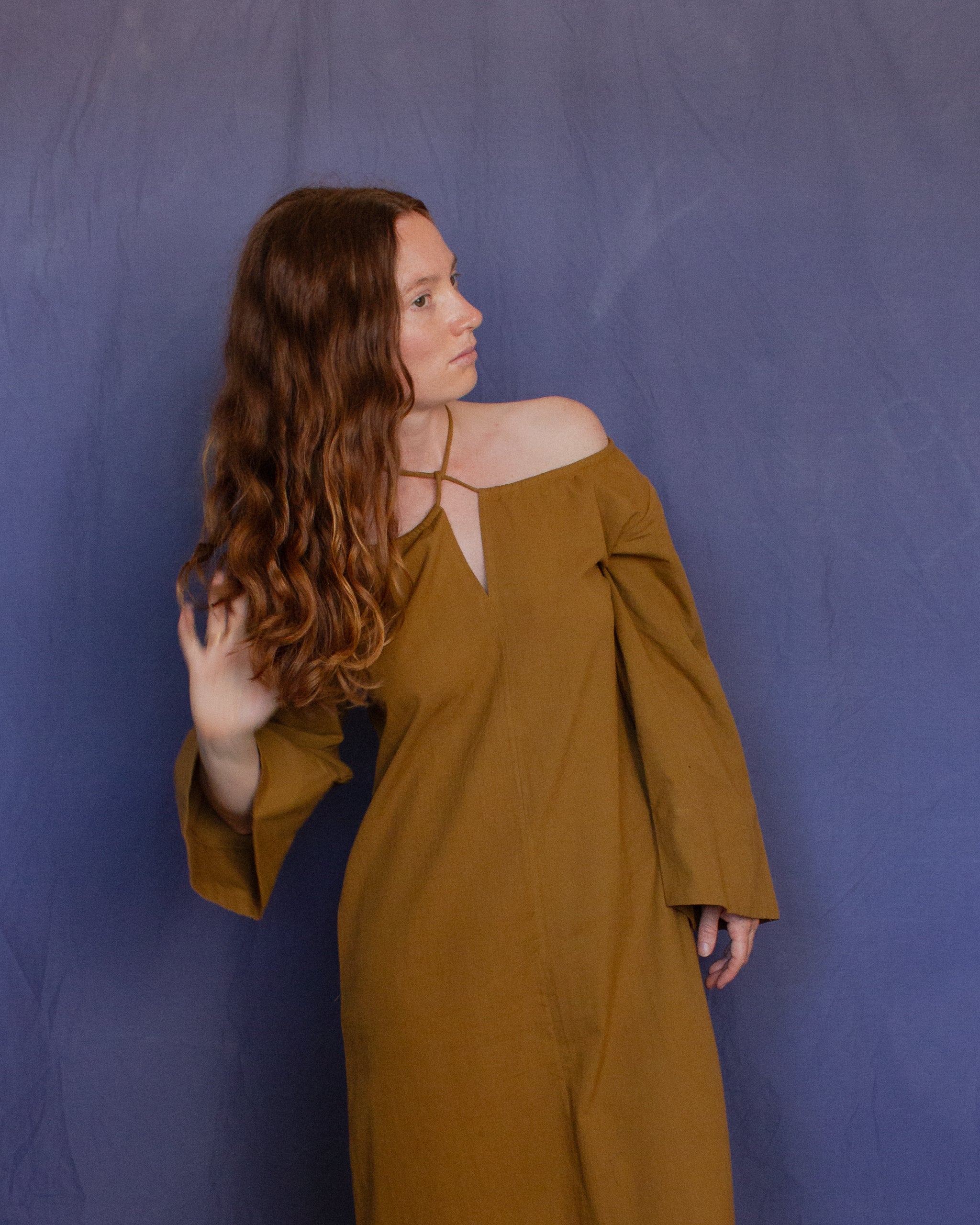 The Colombina Dress - Mustard Dress