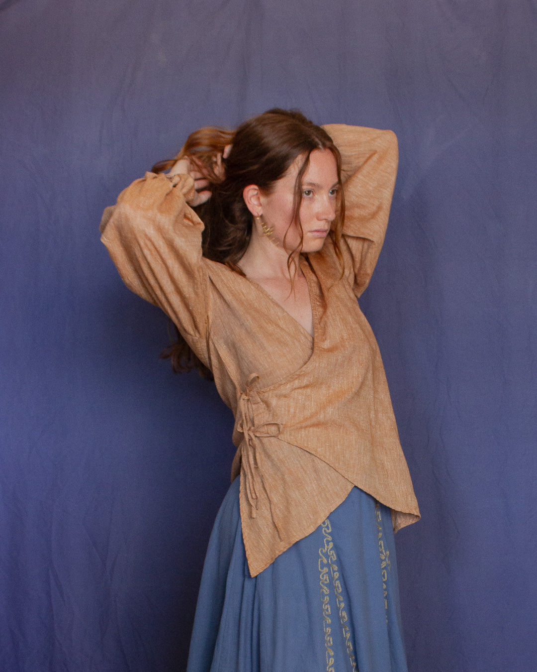 The Leni Blouse - Light Hazelnut Blouse