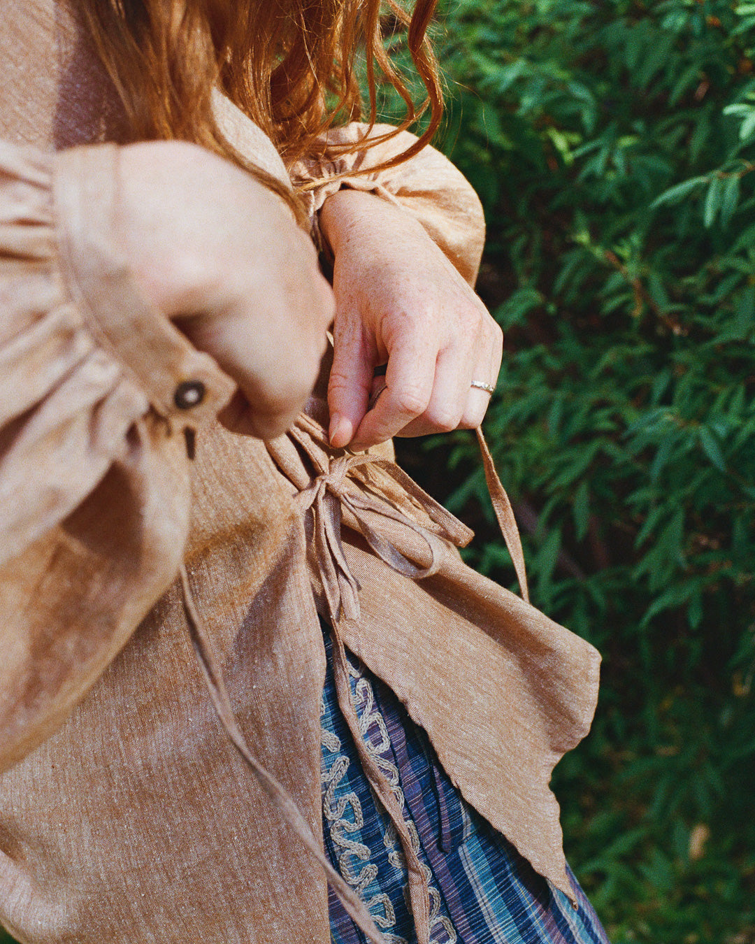 The Leni Blouse - Light Hazelnut Blouse