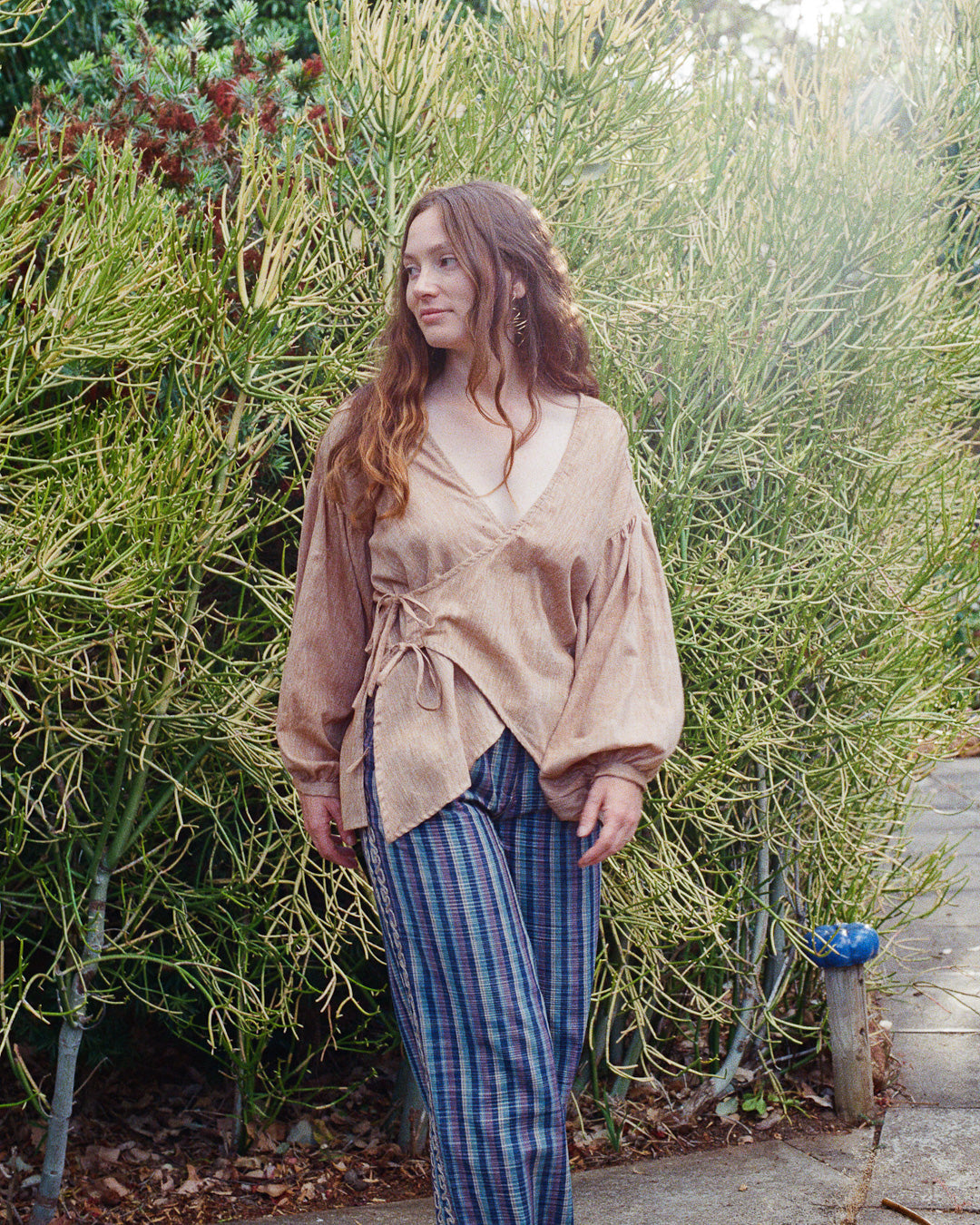 The Leni Blouse - Light Hazelnut Blouse