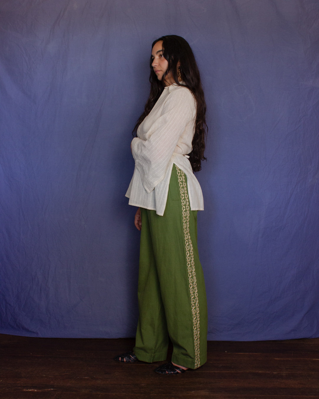 The Nüwa Pant - Dusty Fern Pant