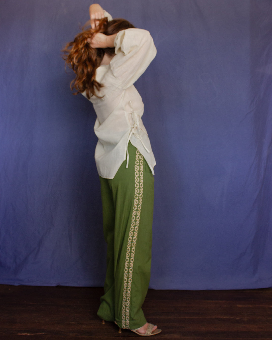 The Nüwa Pant - Dusty Fern Pant