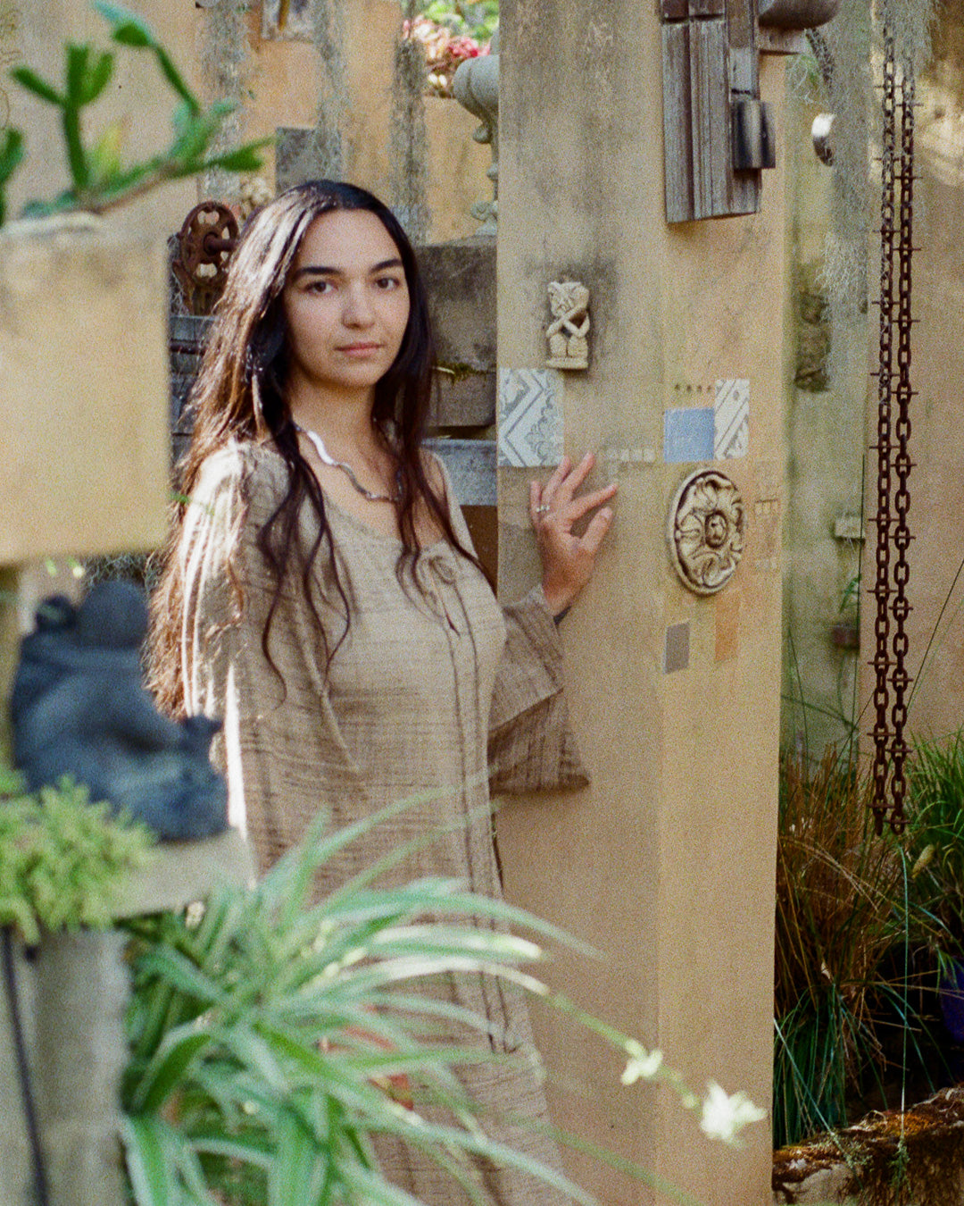 The Colombina Dress - Bronze Ketya Silk Dress