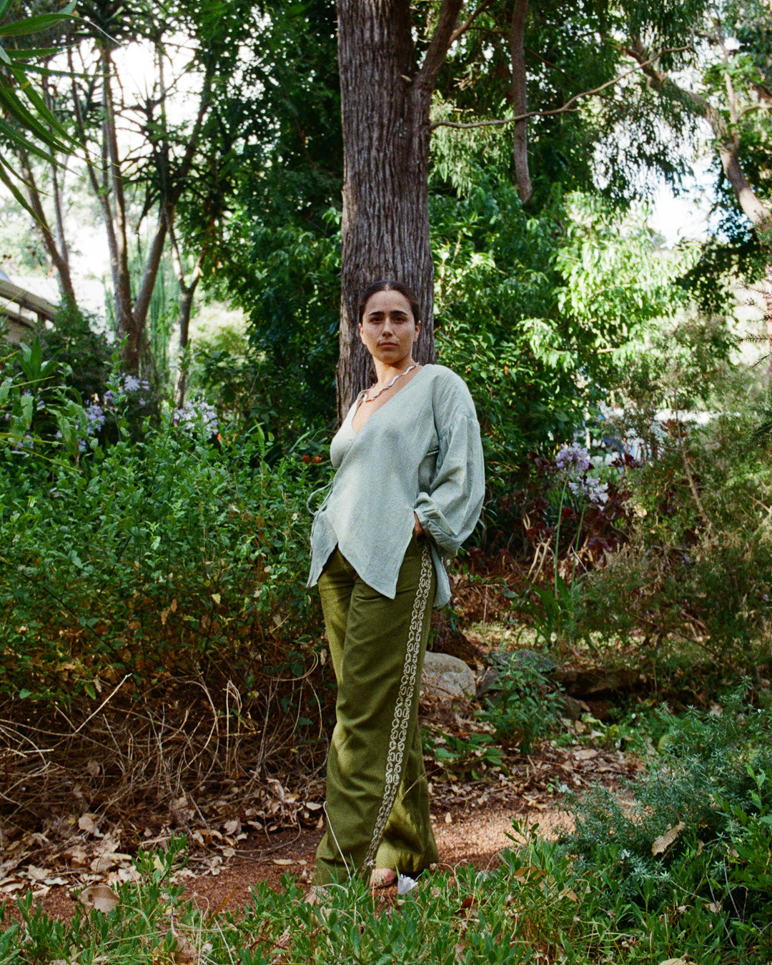 The Nüwa Pant - Dusty Fern Pant