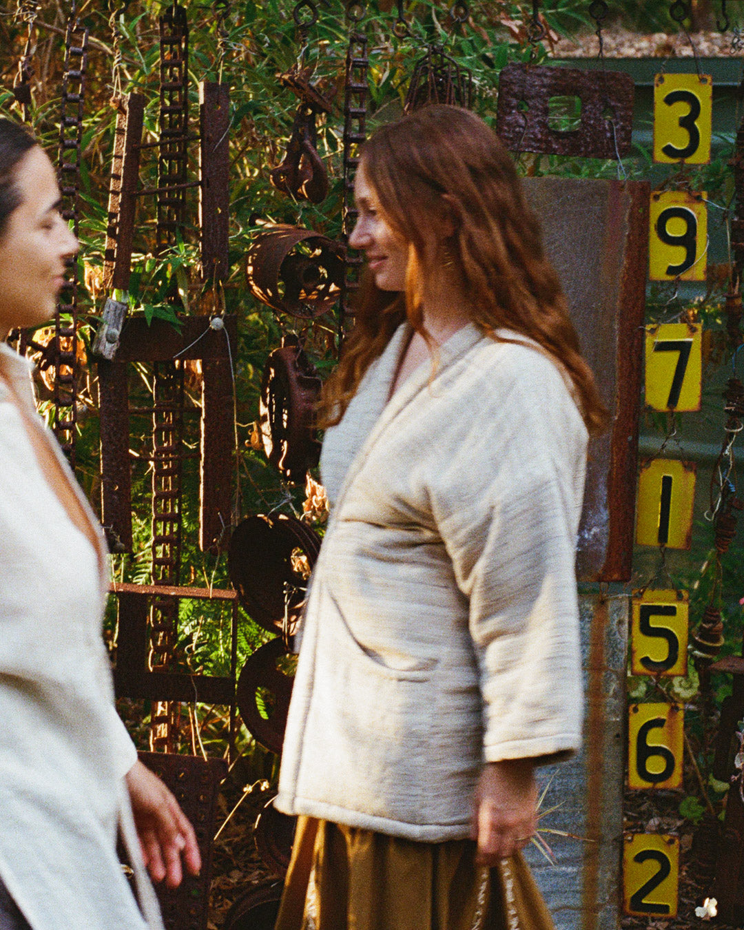 The Ta Hanten - Ivory Wheat Jacket