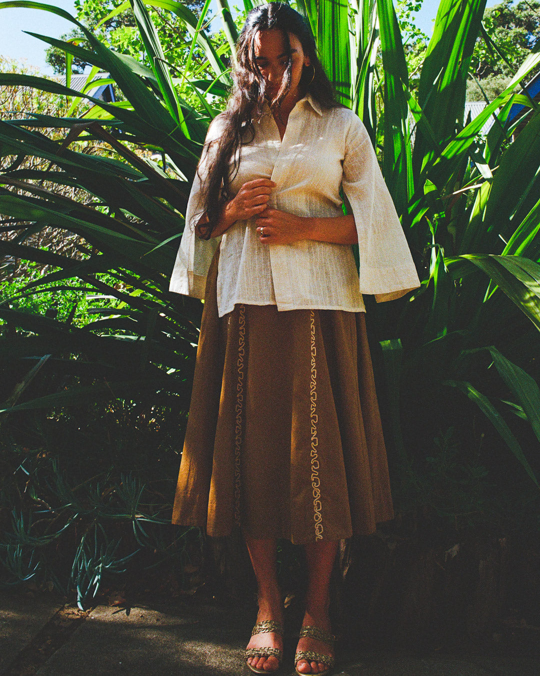 The Manisha Skirt - Mustard