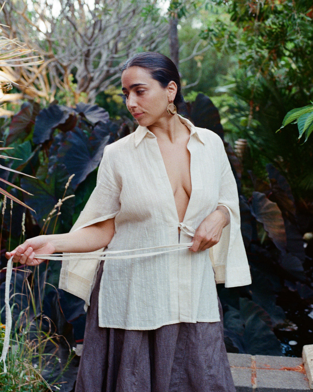 The Fuxi Shirt - Organic Kora White