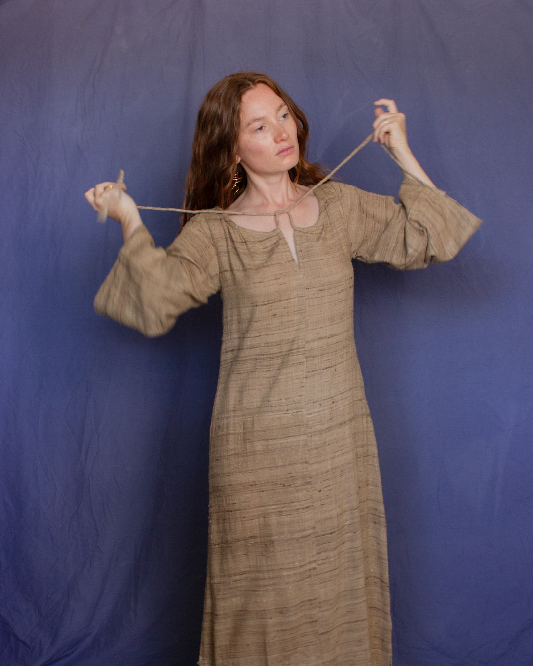 The Colombina Dress - Bronze Ketya Silk Dress