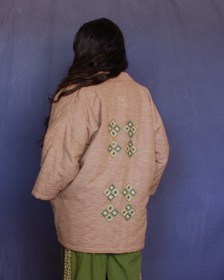 The Ta Hanten - Mushroom Chambray Jacket