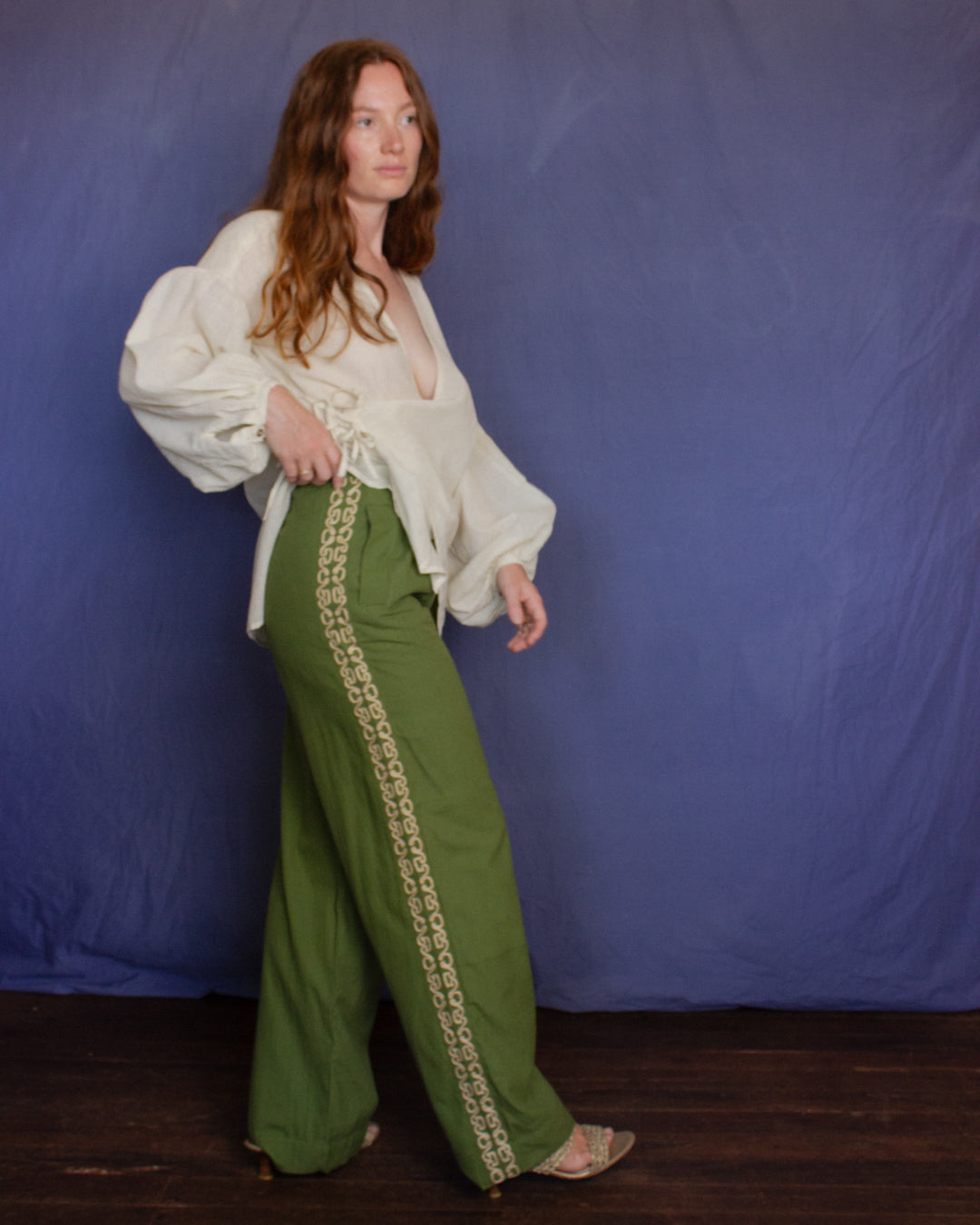 The Nüwa Pant - Dusty Fern Pant