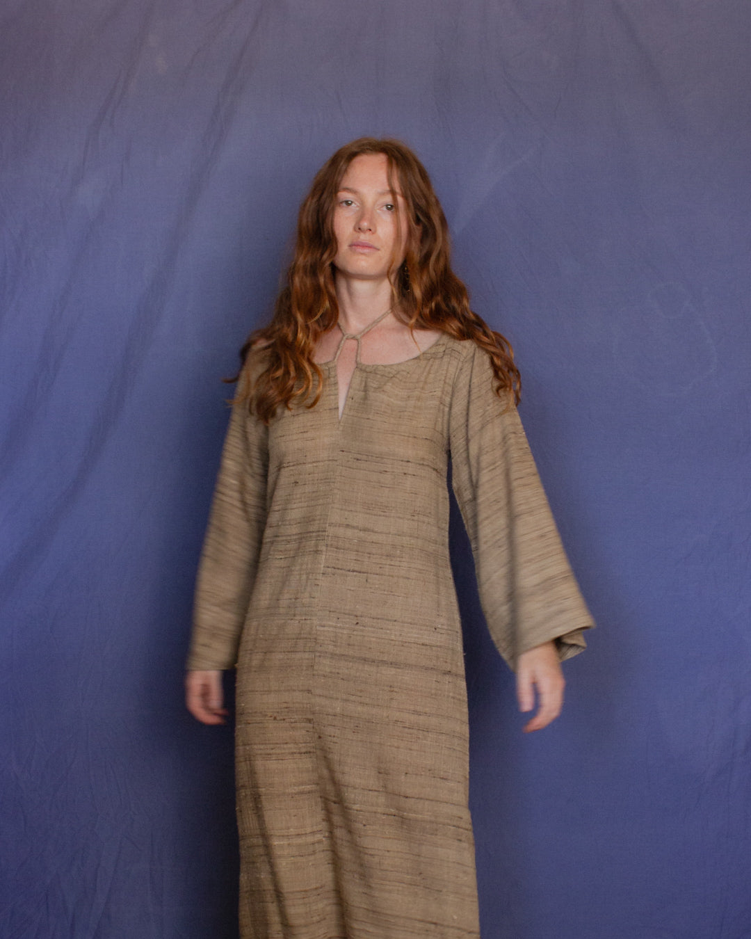 The Colombina Dress - Bronze Ketya Silk Dress
