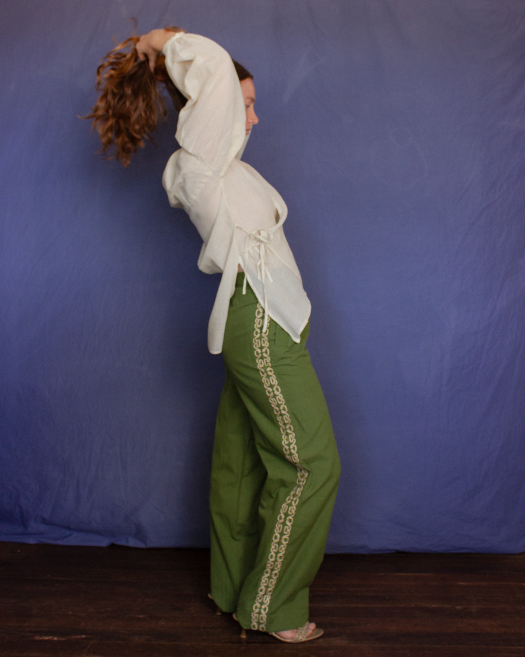 The Nüwa Pant - Dusty Fern Pant