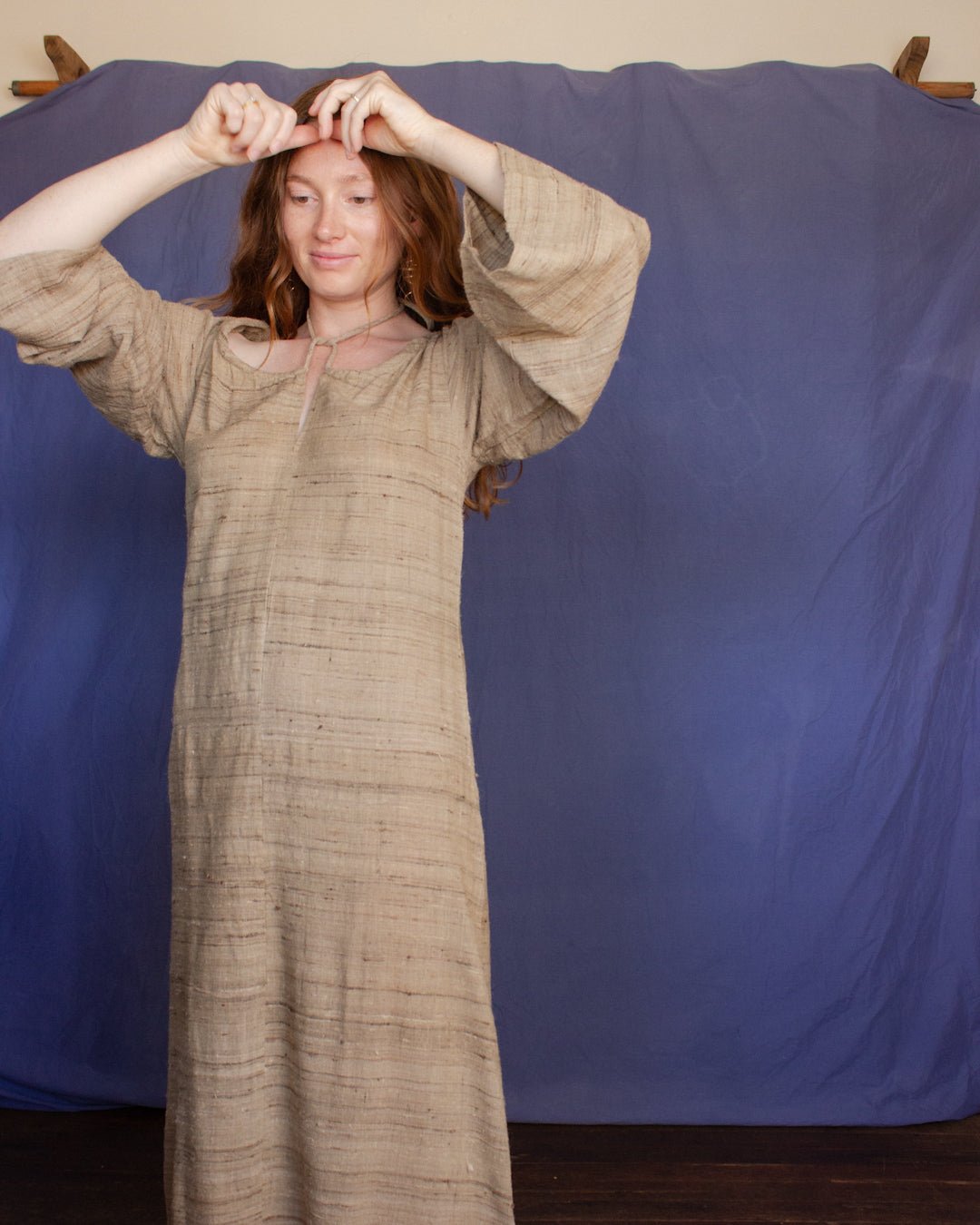 The Colombina Dress - Bronze Ketya Silk Dress