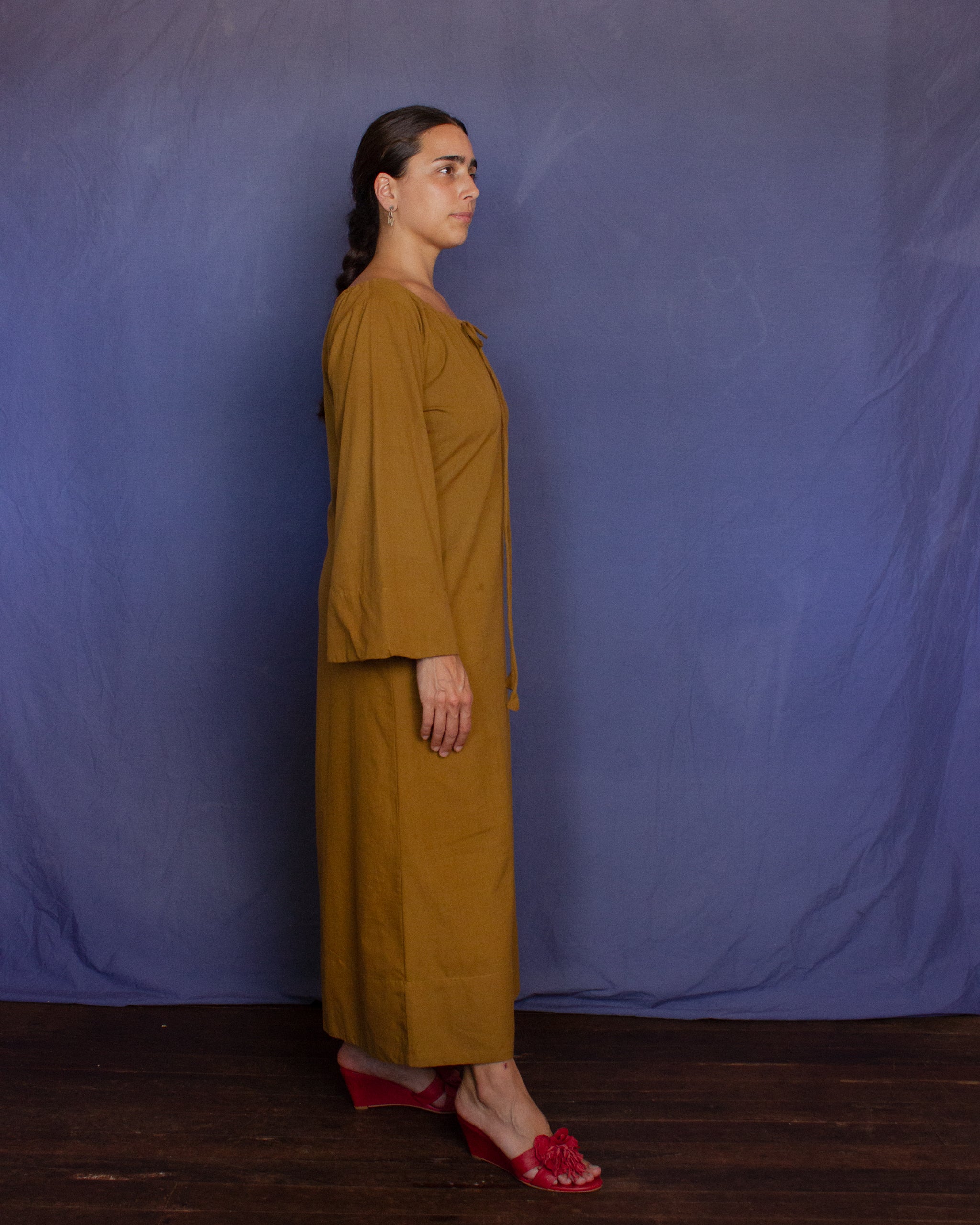 The Colombina Dress - Mustard Dress