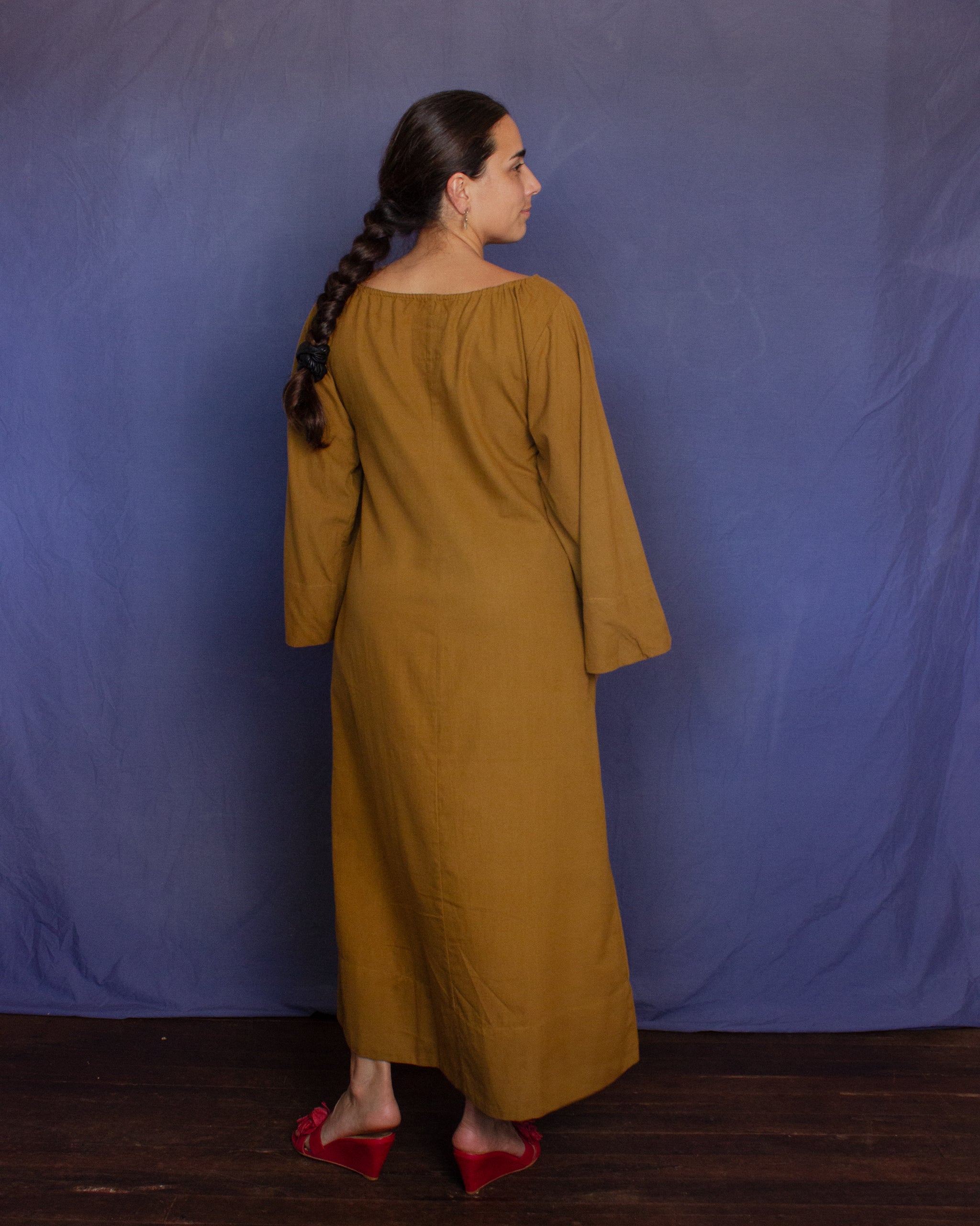 The Colombina Dress - Mustard Dress