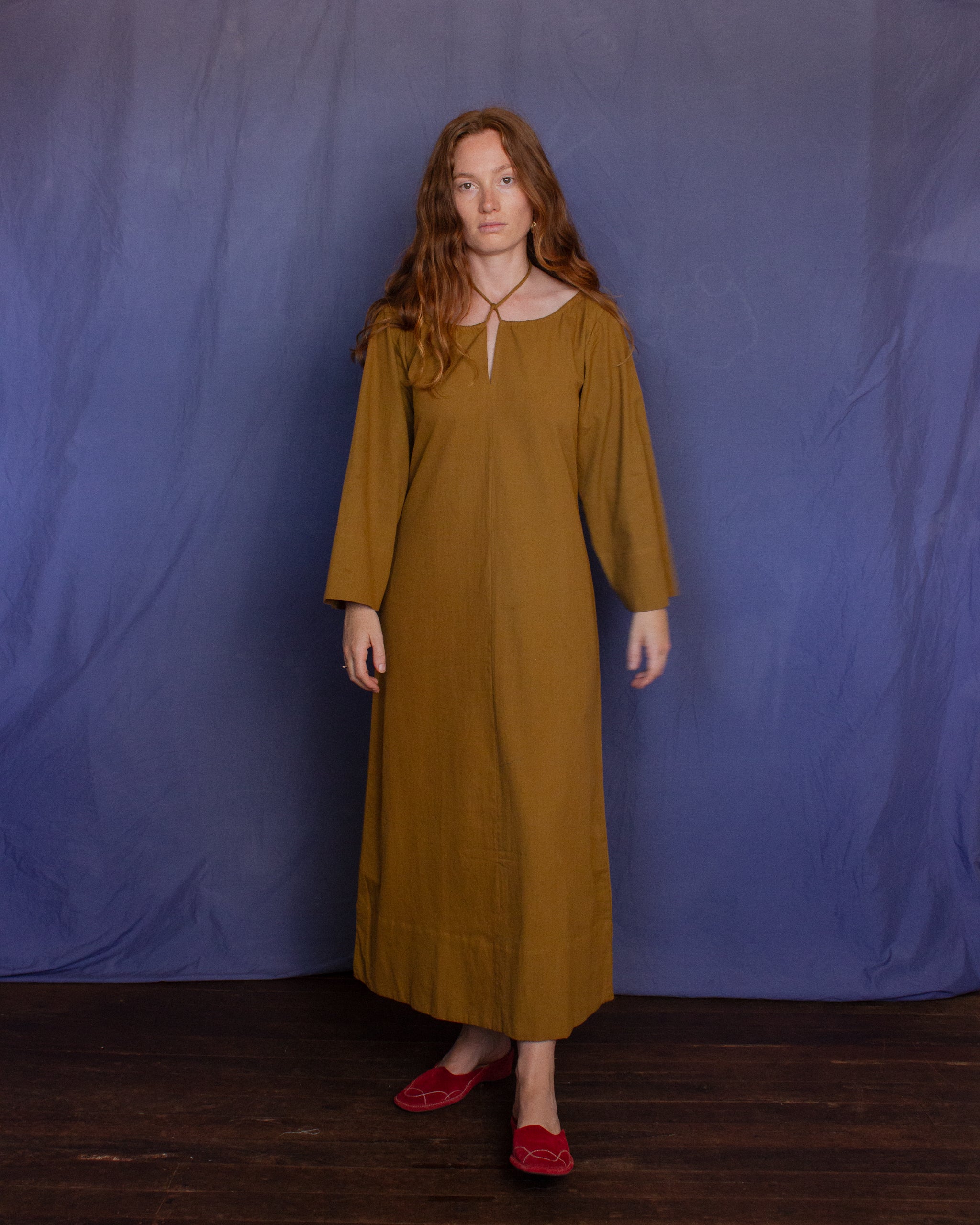 The Colombina Dress - Mustard Dress